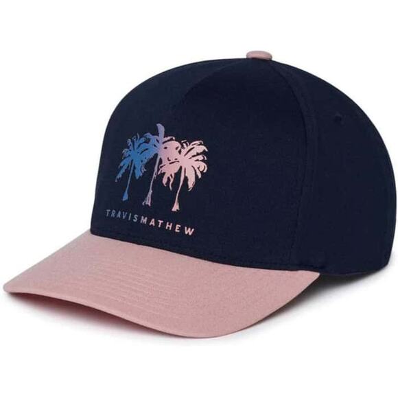 Travis Mathew Men 110 Just Swell Flex Fit Hat Snapback *Read* Shawnee C.C. Golf